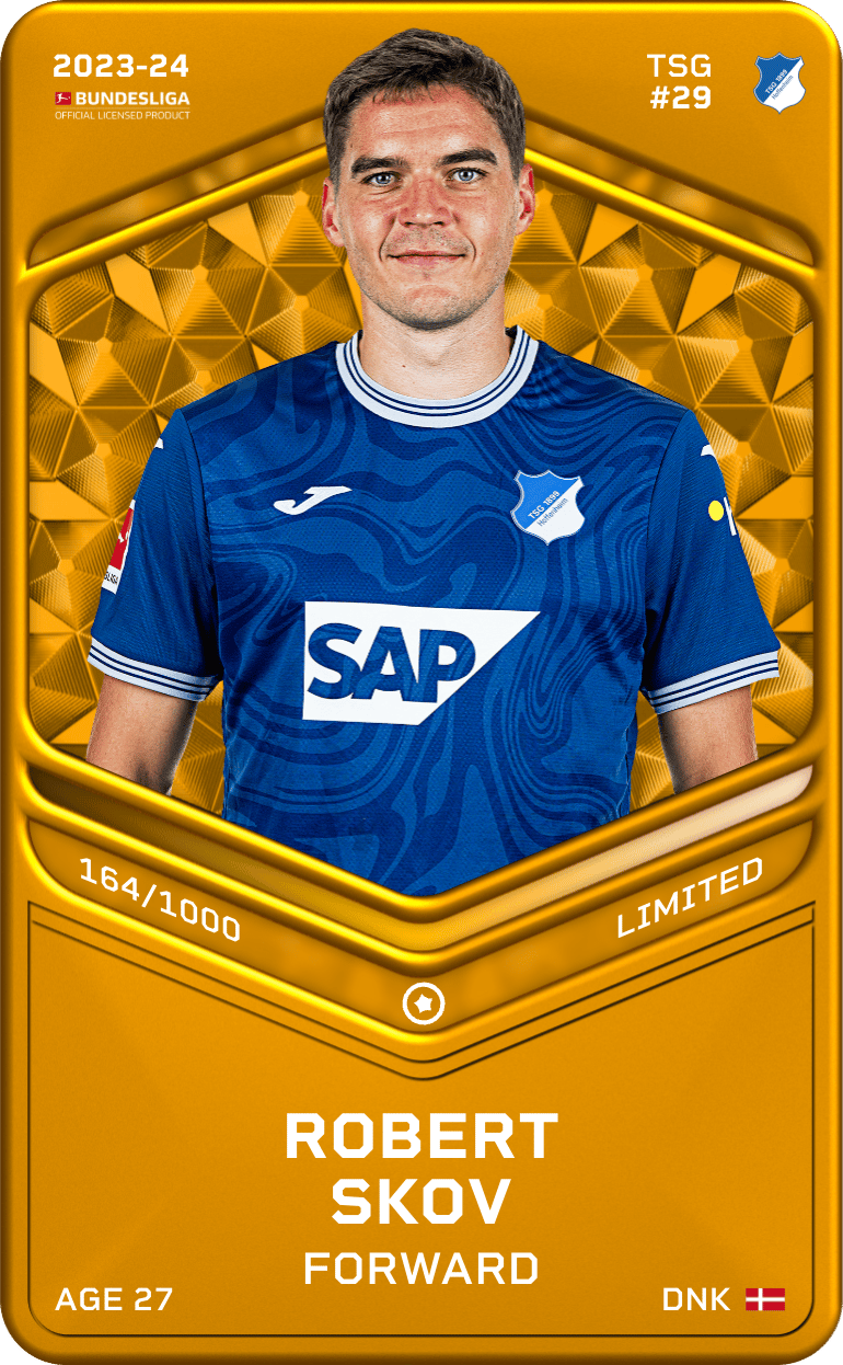 Robert Skov 2023-24 • Limited 164/1000