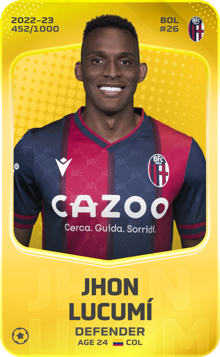 Jhon Lucumí 2022-23 • Limited 452/1000