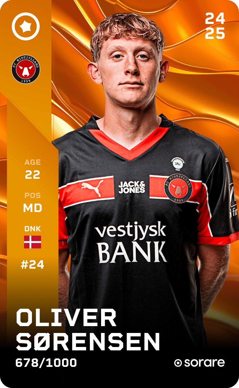 Oliver Sørensen 2024-25 • Limited 678/1000