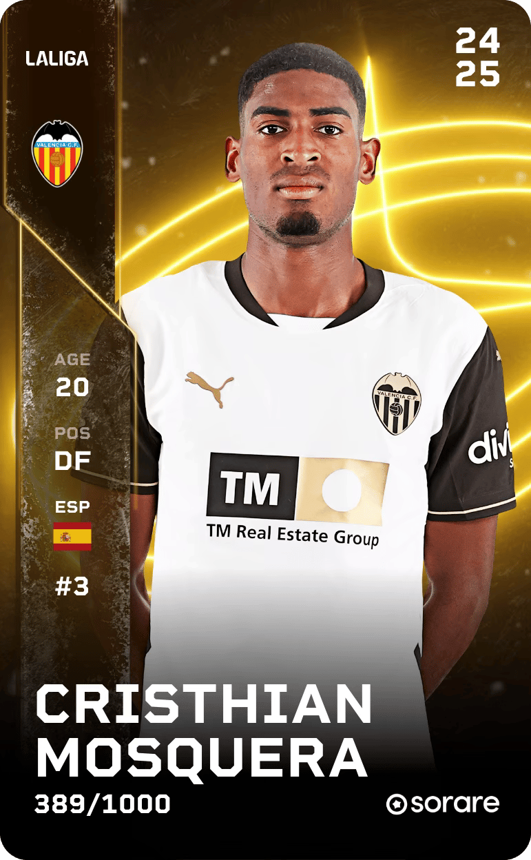 Cristhian Mosquera 2024-25 • Limited 389/1000