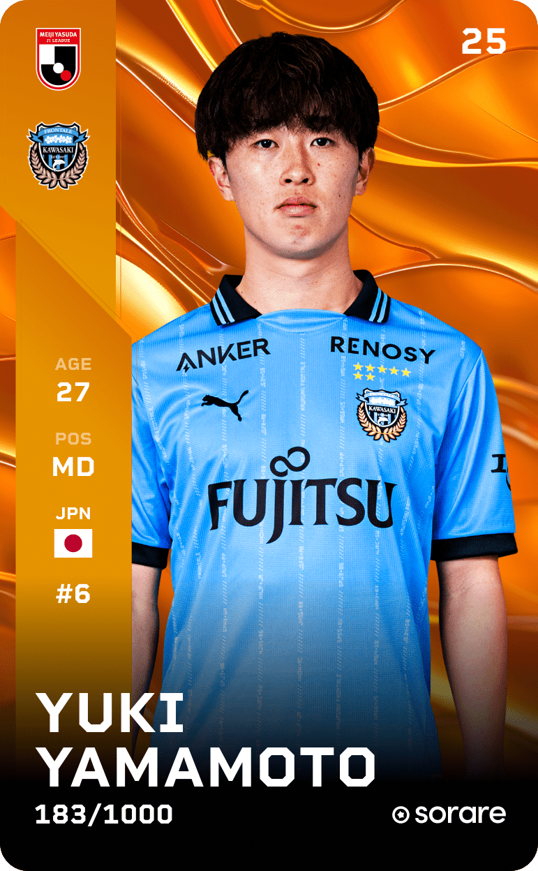 Yuki Yamamoto 2025-26 • Limited 183/1000