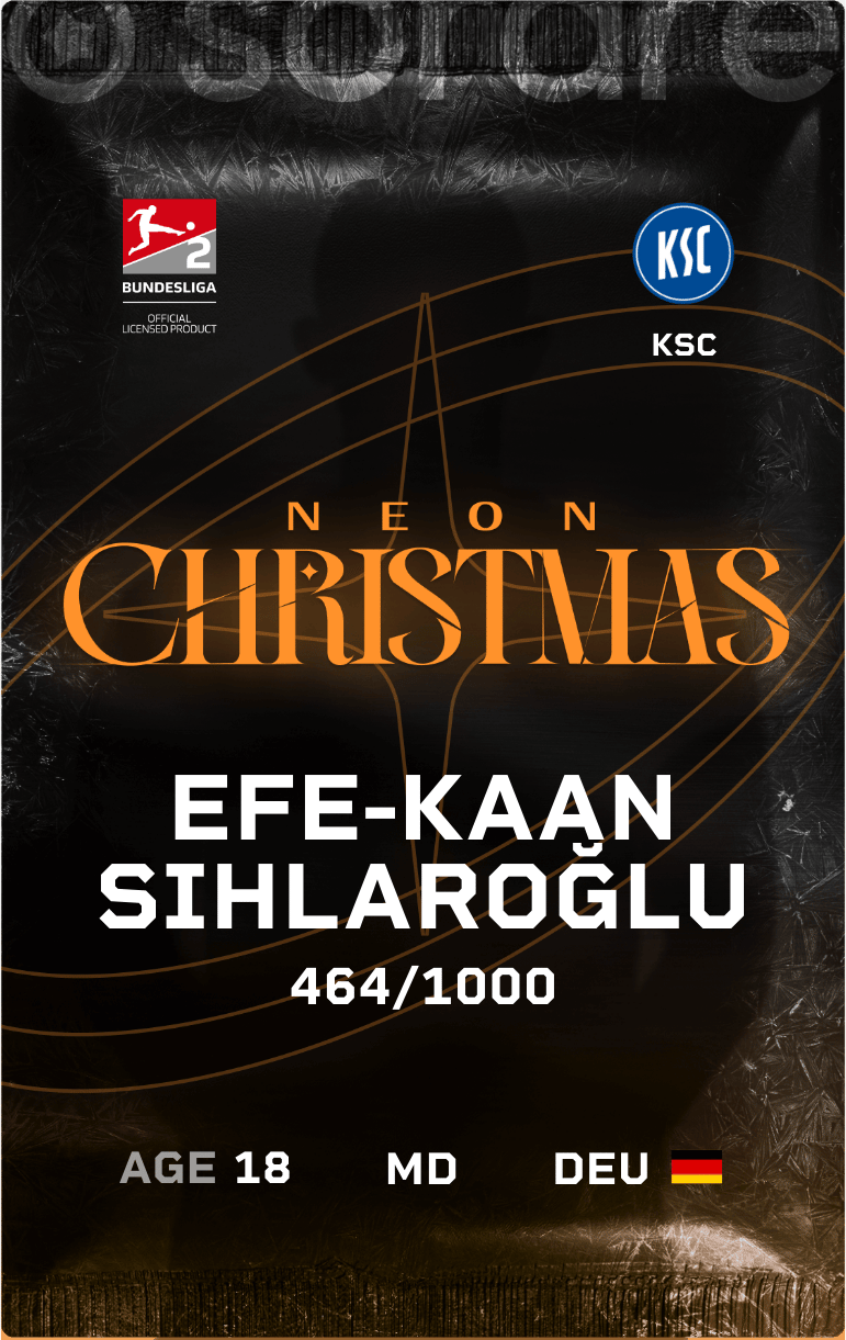 Efe-Kaan Sihlaroğlu 2024-25 • Limited 464/1000