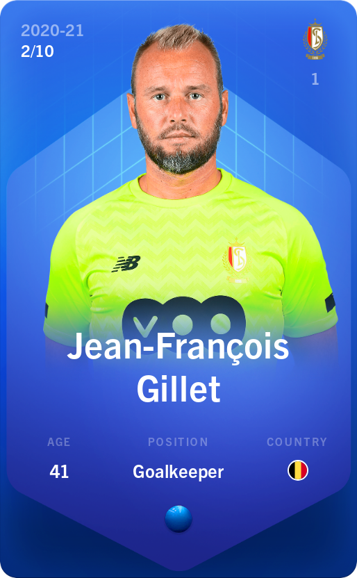 Sorare - Sorare Official - Jean-François Gillet 2020-21 • Super Rare 2/10 - NFT # 29754420112254755169560412212453133435390404636968524983612023611660835815481