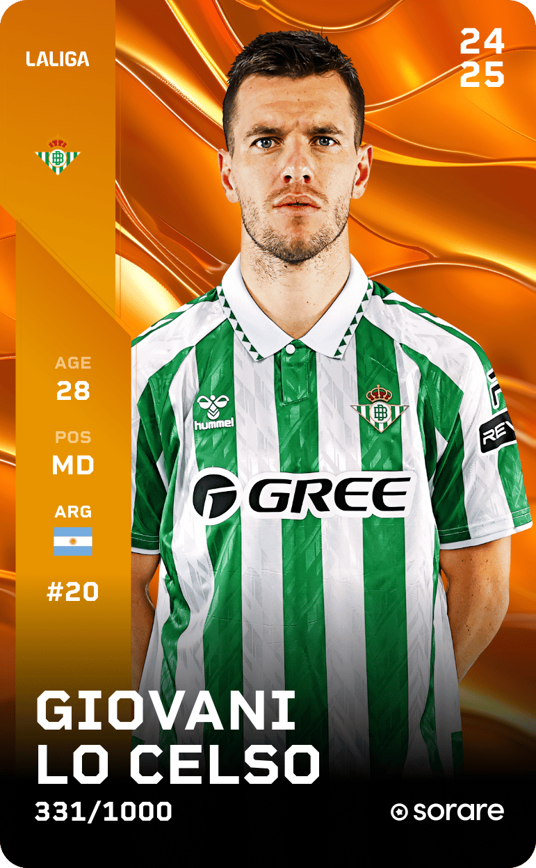 Giovani Lo Celso 2024-25 • Limited 331/1000