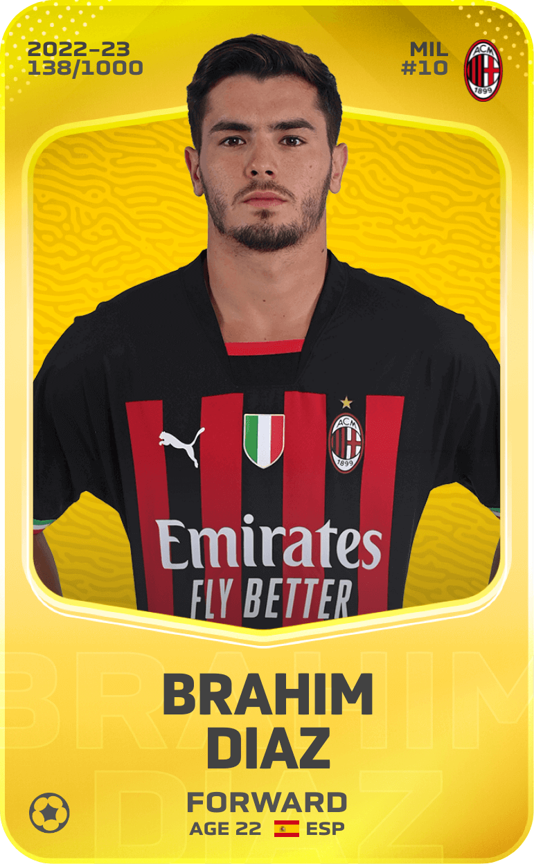 Brahim Diaz 2022-23 • Limited 138/1000