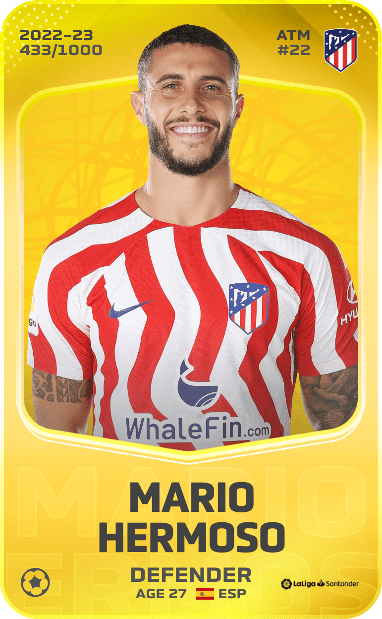 Mario Hermoso 2022-23 • Limited 433/1000