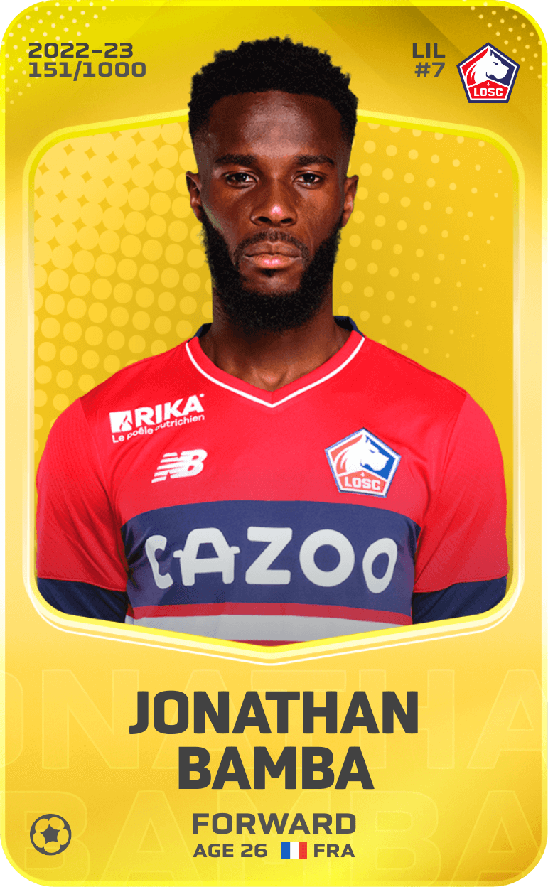 Jonathan Bamba 2022-23 • Limited 151/1000