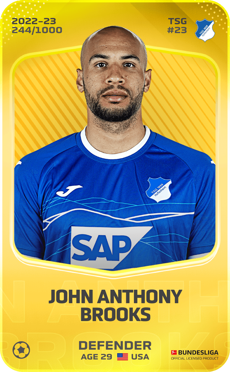 John Anthony Brooks 2022-23 • Limited 244/1000