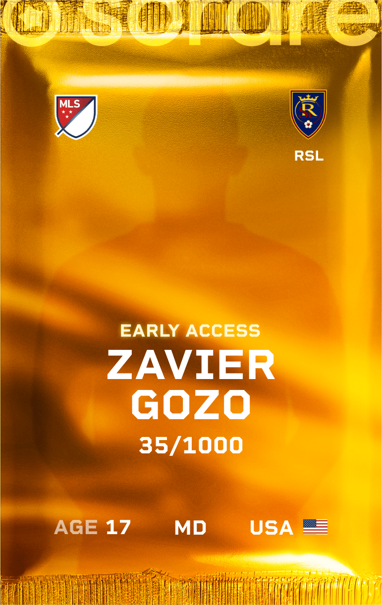 Zavier Gozo 2025-26 • Limited 35/1000