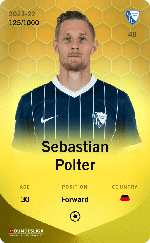 Sebastian Polter 2021-22 • Limited 125/1000