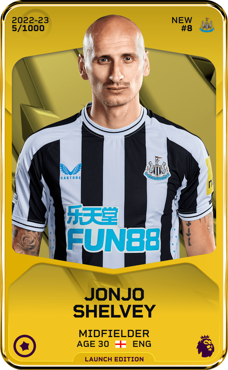 Jonjo Shelvey 2022-23 • Limited 5/1000
