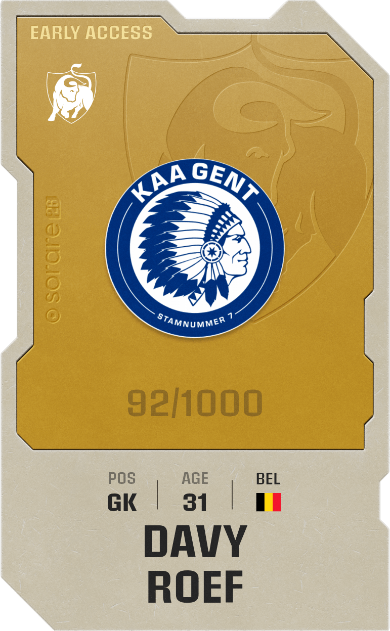 Davy Roef 2025-26 • Limited 92/1000