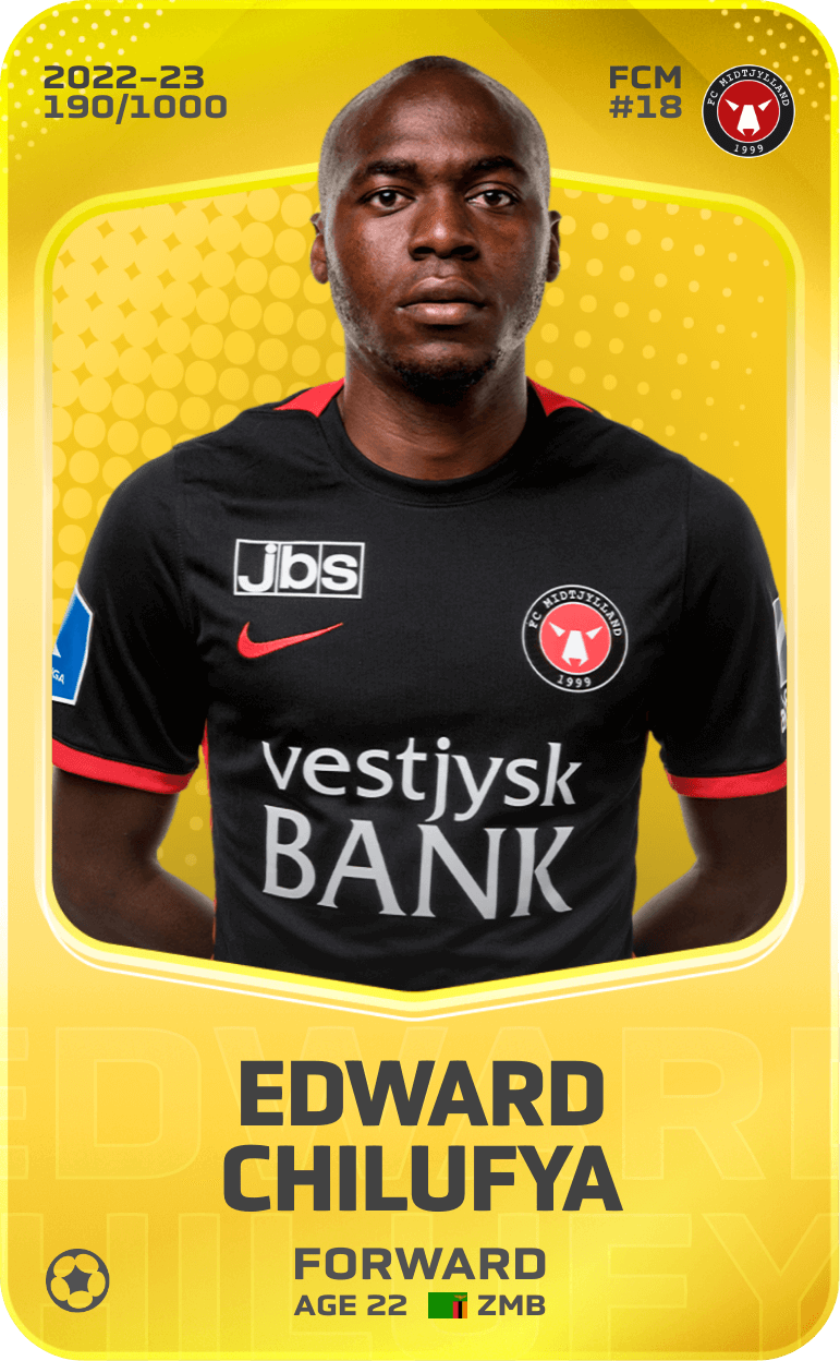 Edward Chilufya 2022-23 • Limited 190/1000