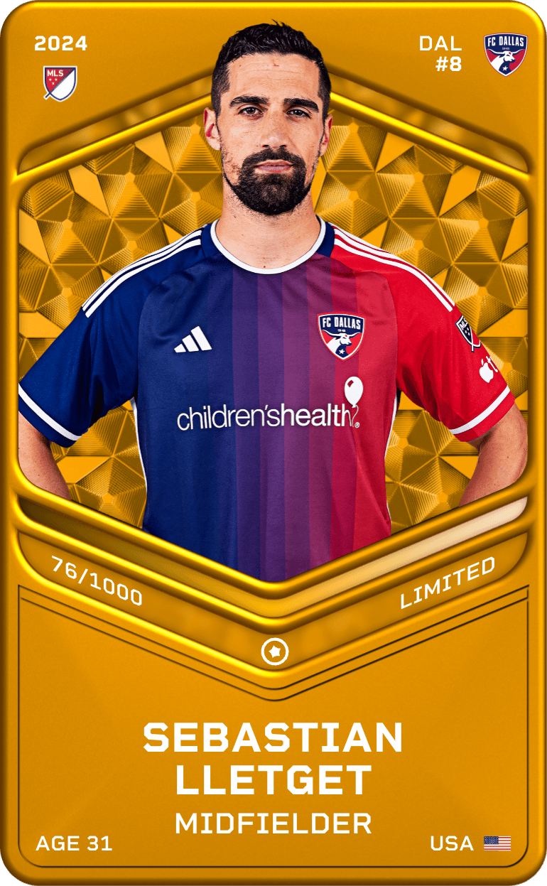 Sebastian Lletget 2024-25 • Limited 76/1000