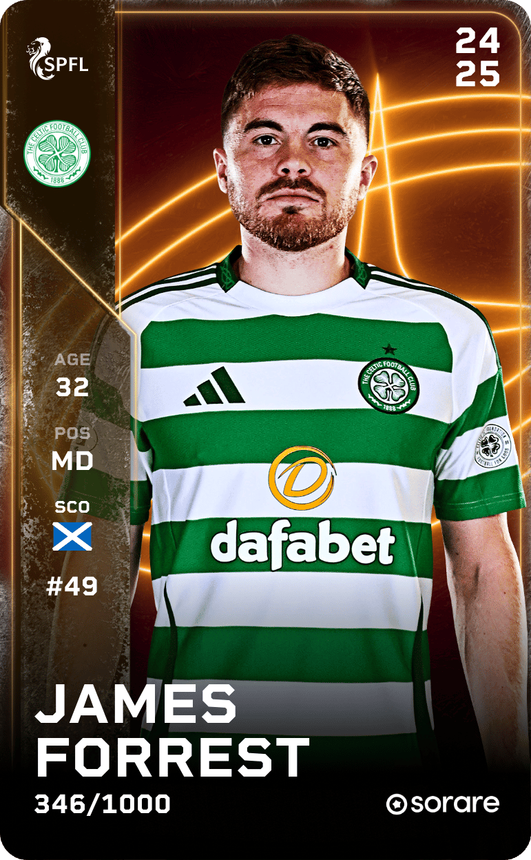James Forrest 2024-25 • Limited 346/1000
