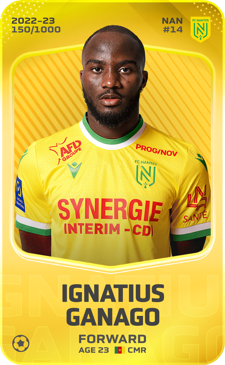 Ignatius Ganago 2022-23 • Limited 150/1000
