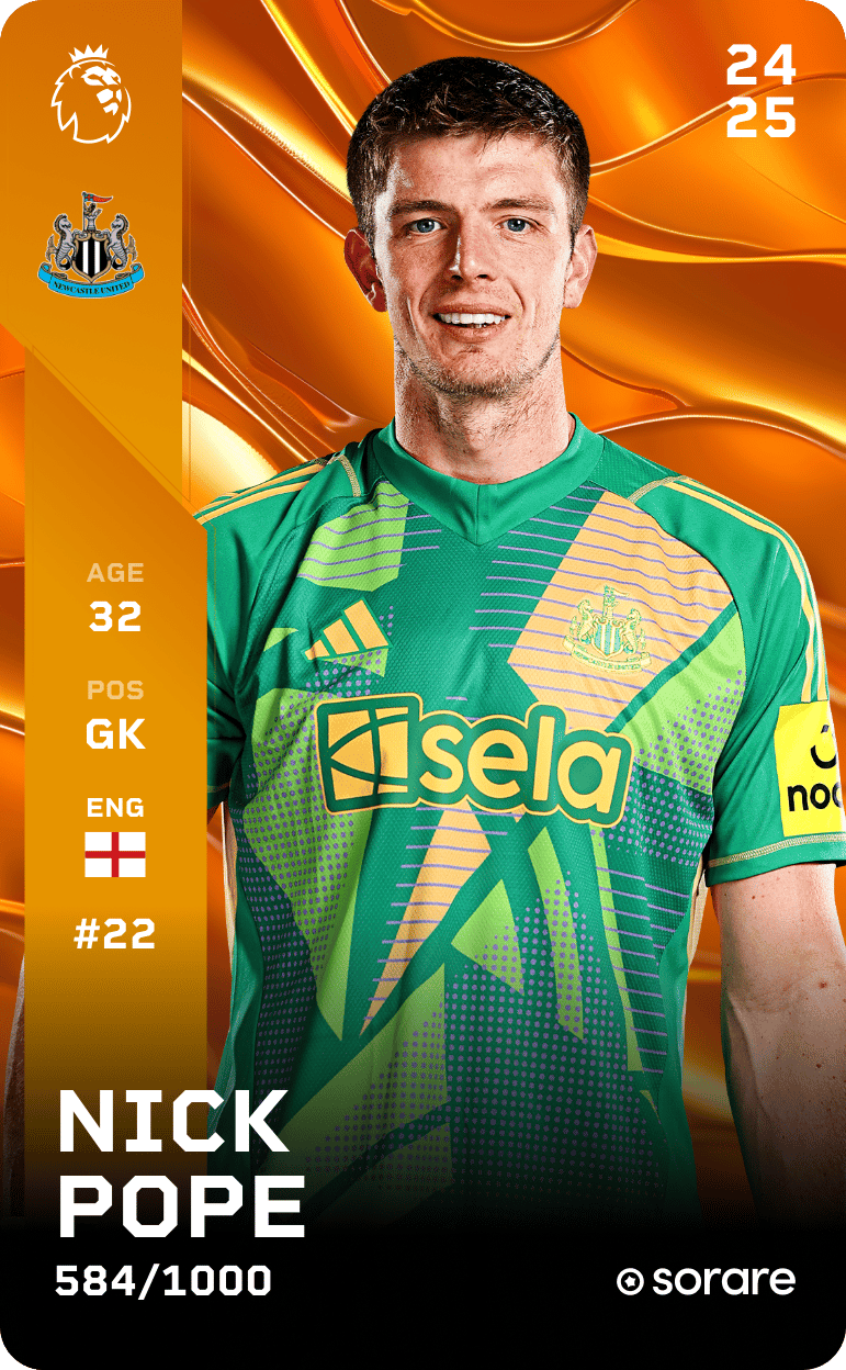 Nick Pope 2024-25 • Limited 584/1000