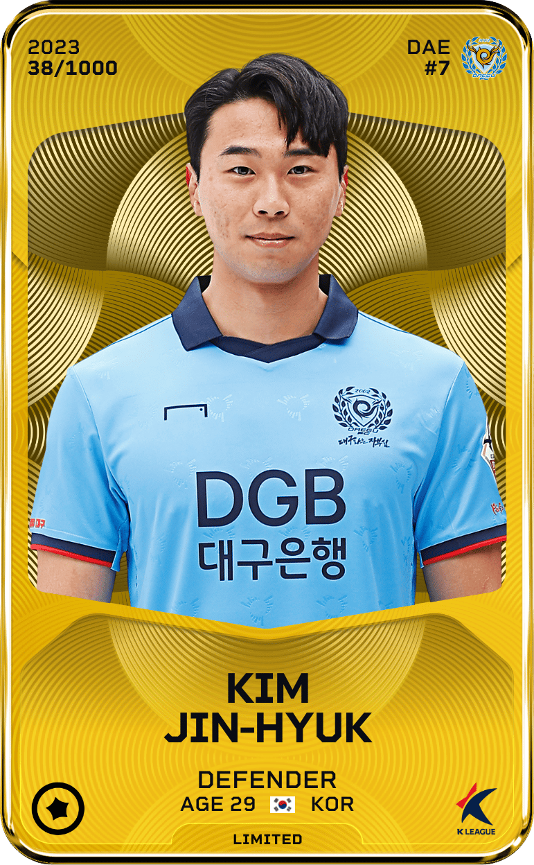 Kim Jin-Hyuk 2023-24 • Limited 38/1000