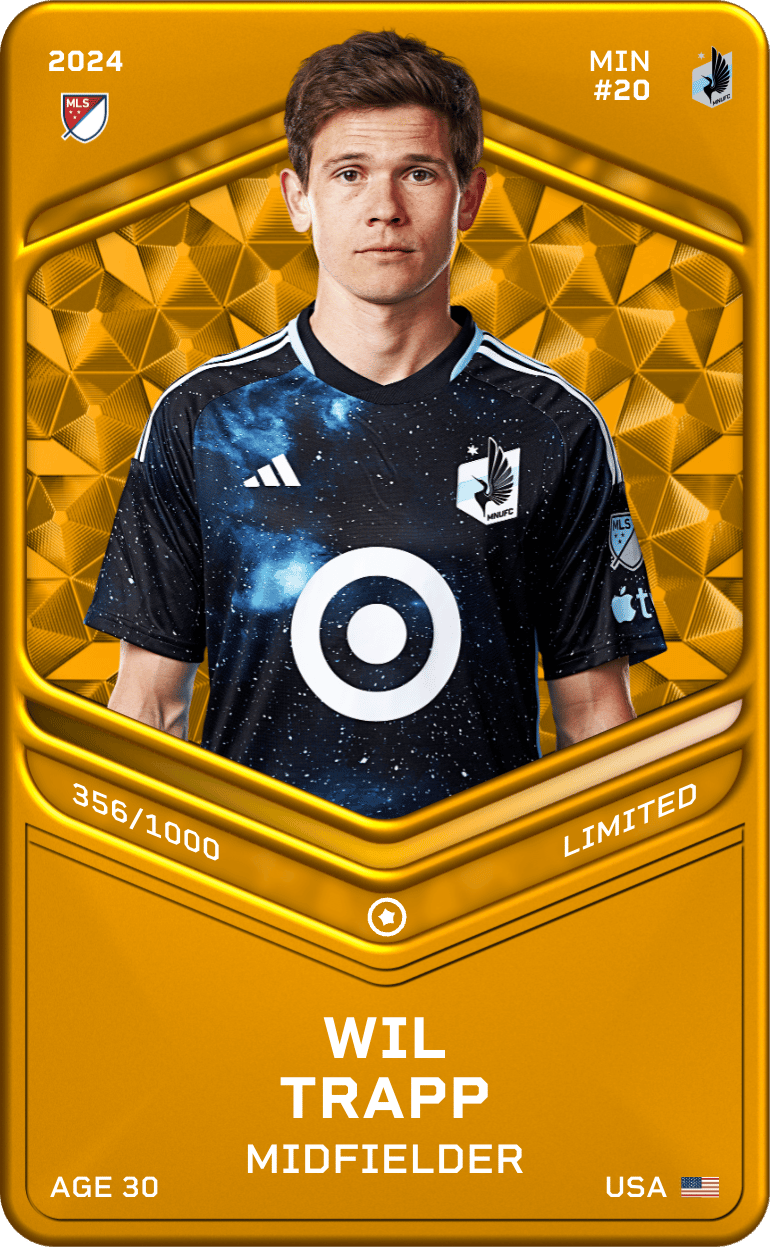Wil Trapp 2024-25 • Limited 356/1000