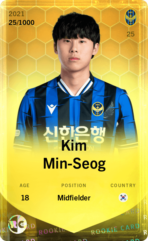 Kim Min-Seog 2021-22 • Limited 25/1000