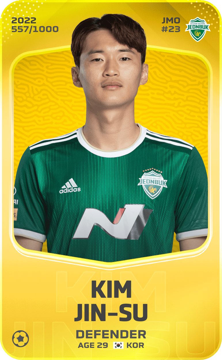 Kim Jin-Su 2022-23 • Limited 557/1000