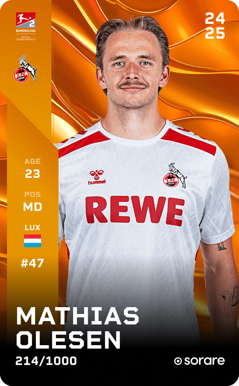 Mathias Olesen 2024-25 • Limited 214/1000
