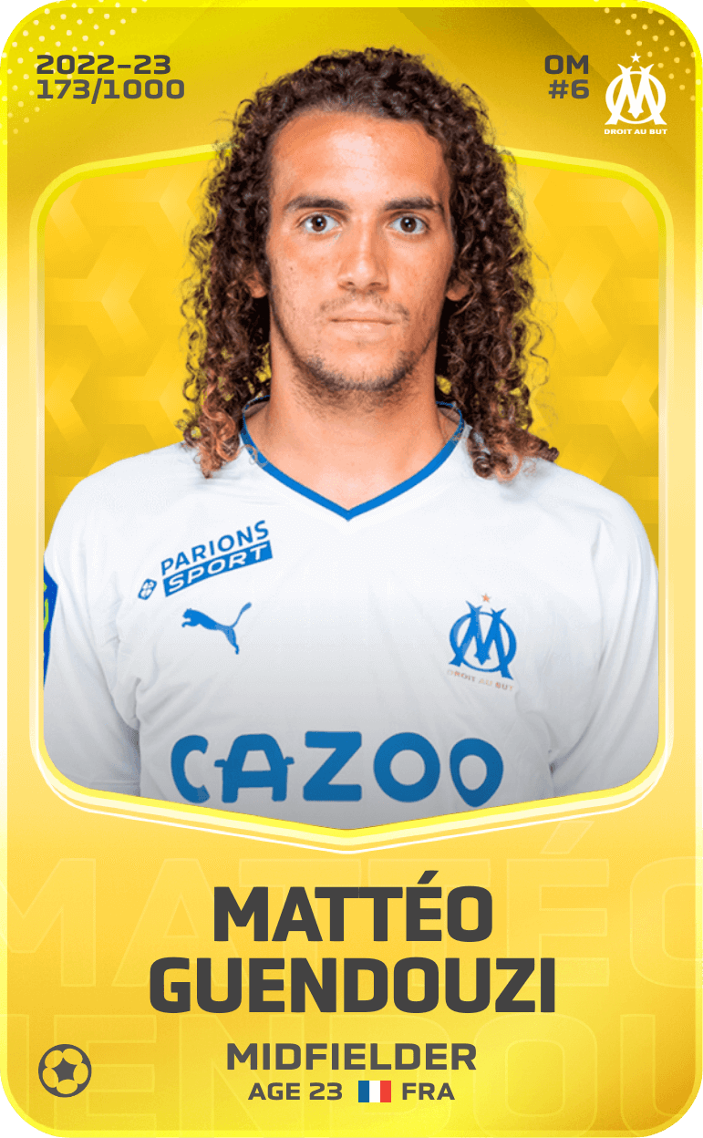 Mattéo Guendouzi 2022-23 • Limited 173/1000