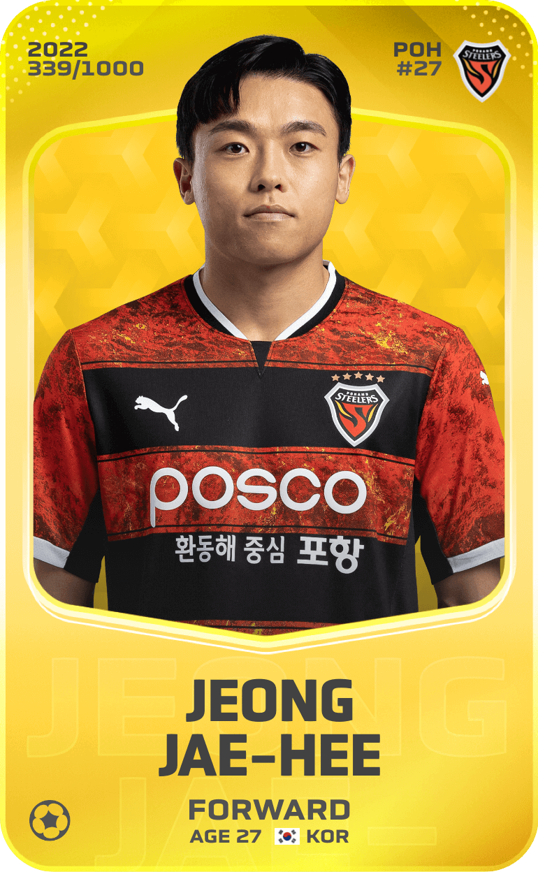 Jeong Jae-Hee 2022-23 • Limited 339/1000