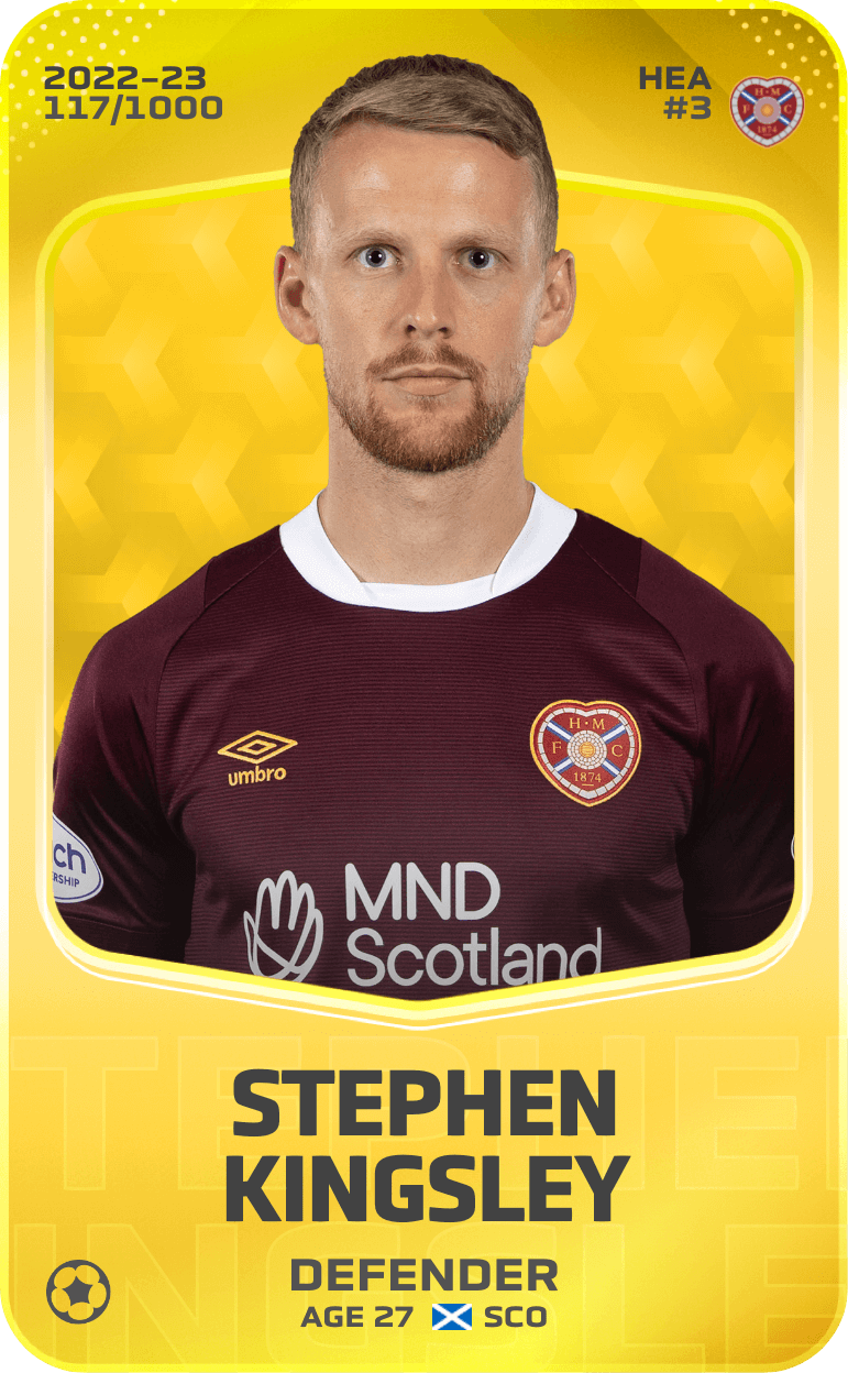 Stephen Kingsley 2022-23 • Limited 117/1000