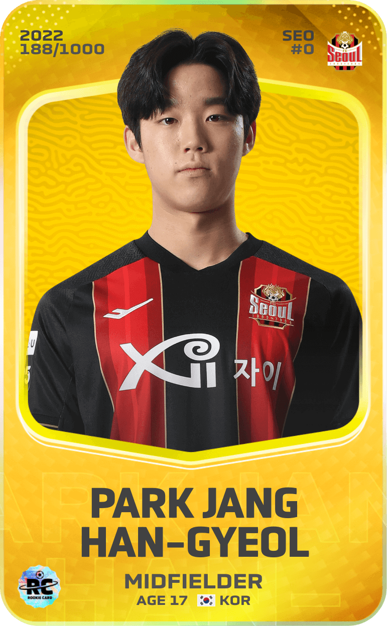 Park Jang Han-Gyeol 2022-23 • Limited 188/1000