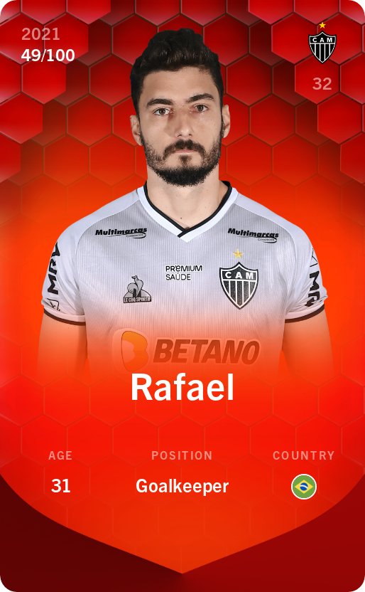 Sorare - Sorare Official - Rafael 2021-22 • Rare 49/100 - NFT # 104420297238903180381016617867908907428125504300182264773236937004100249830759