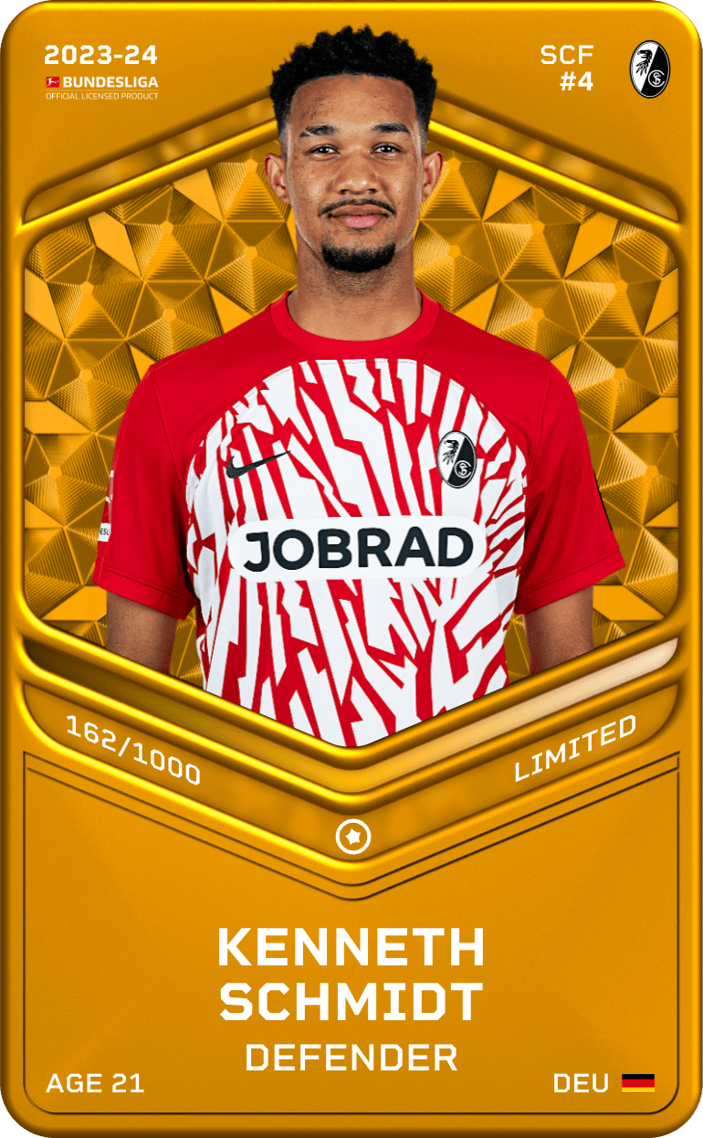 Kenneth Schmidt 2023-24 • Limited 162/1000