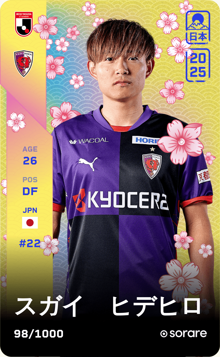 Hidehiro Sugai 2025-26 • Limited 98/1000