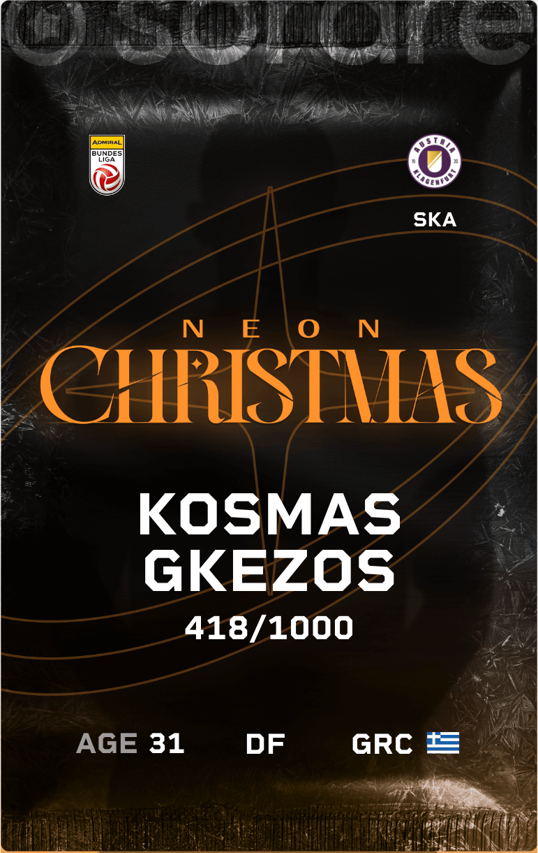 Kosmas Gkezos 2024-25 • Limited 418/1000