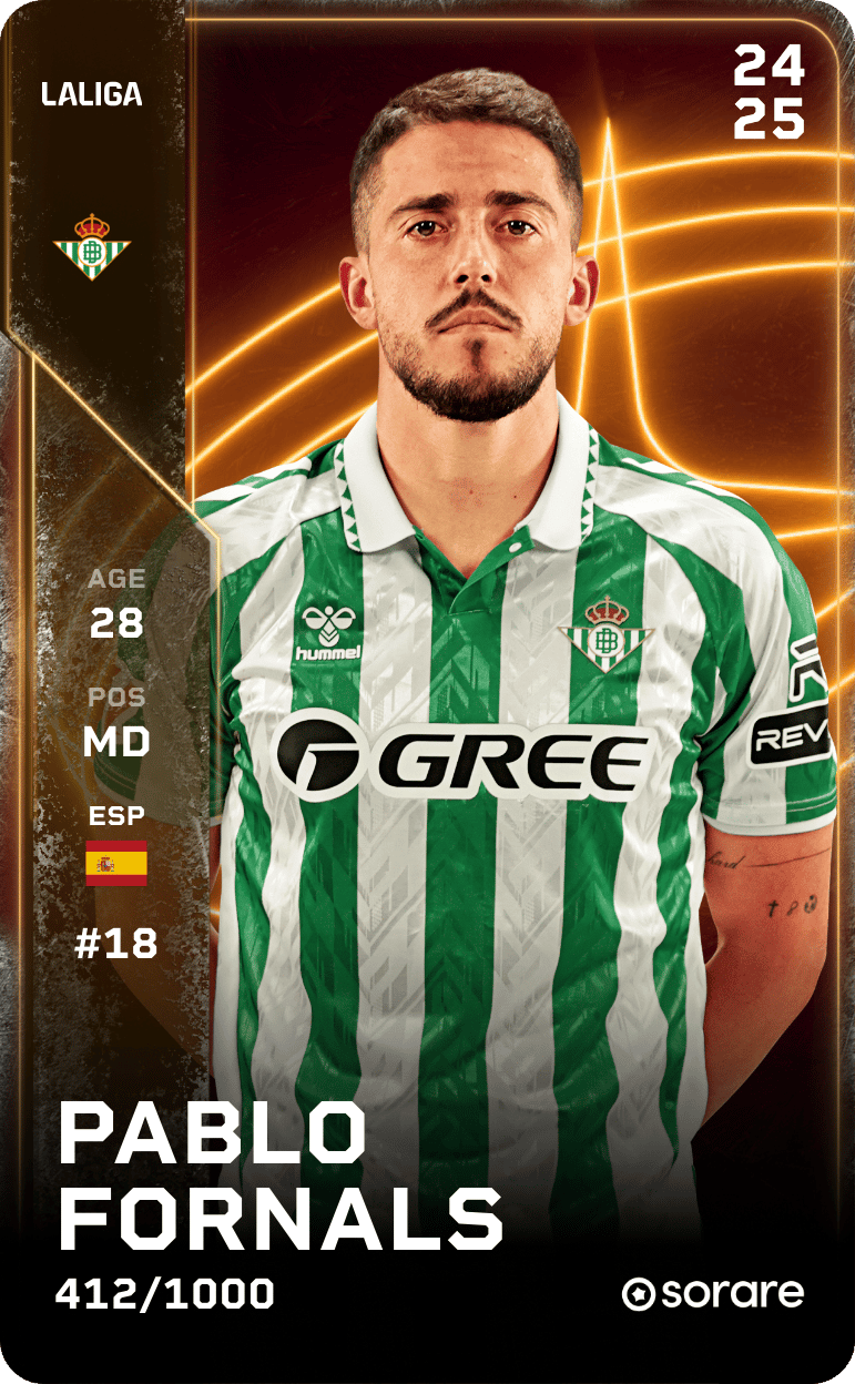 Pablo Fornals 2024-25 • Limited 412/1000