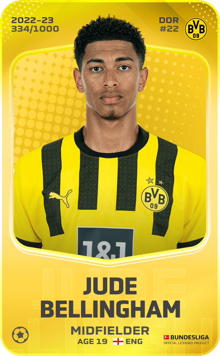 Jude Bellingham 2022-23 • Limited 334/1000