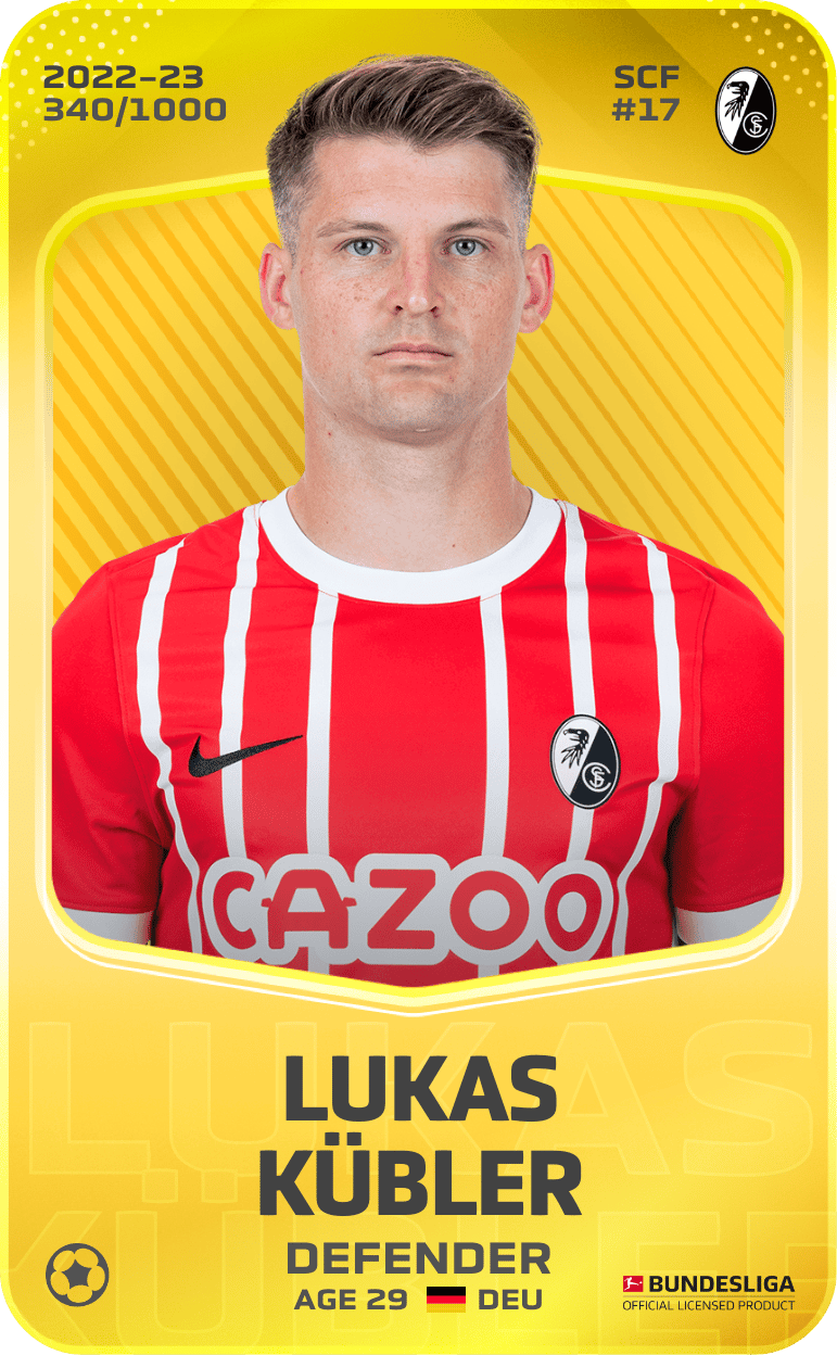 Lukas Kübler 2022-23 • Limited 340/1000