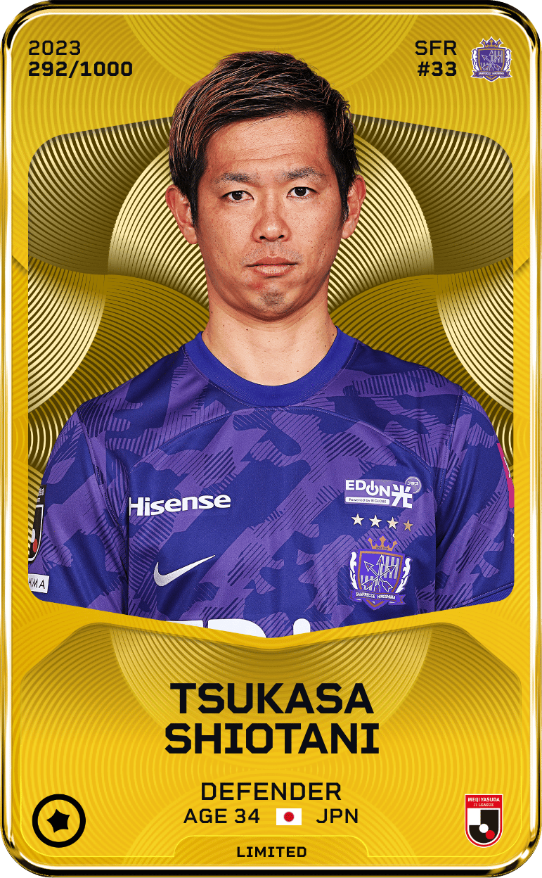 Tsukasa Shiotani 2023-24 • Limited 292/1000