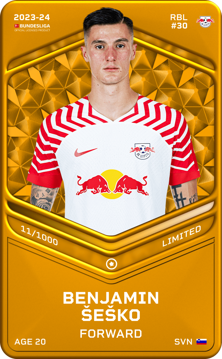Benjamin Šeško 2023-24 • Limited 11/1000