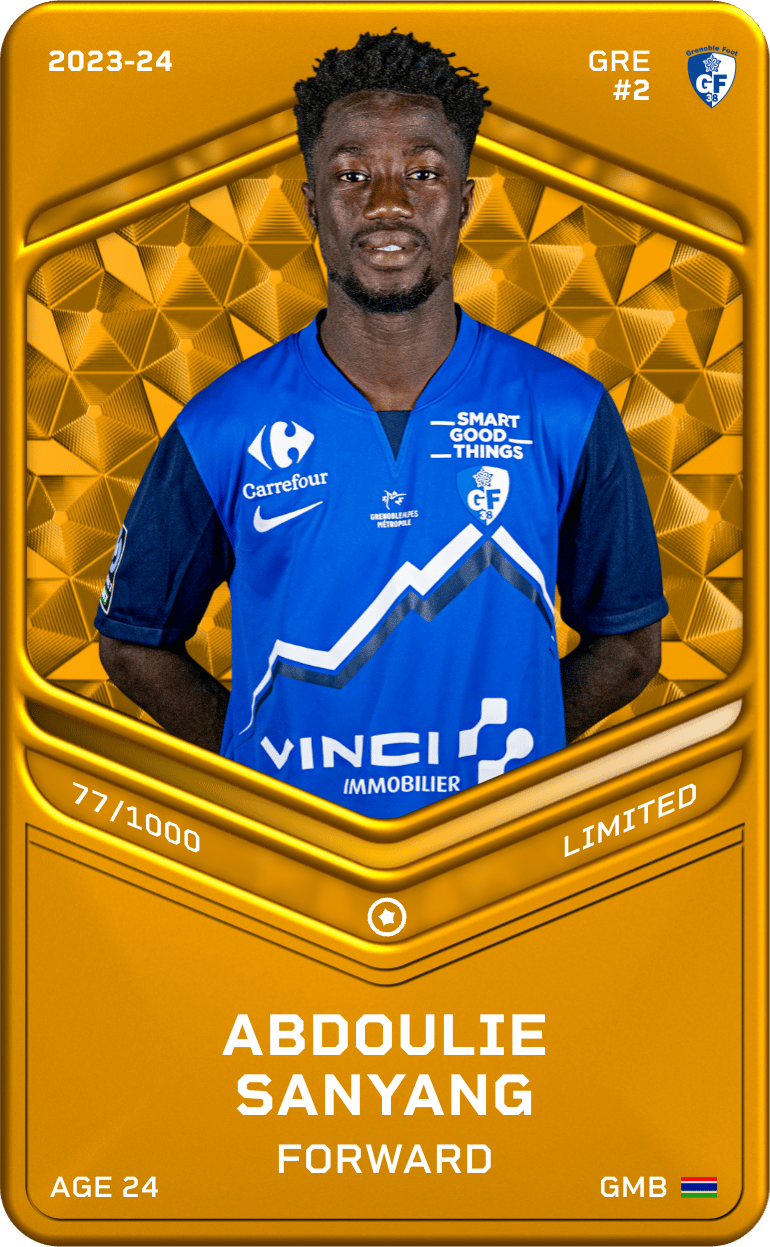 Abdoulie Sanyang 2023-24 • Limited 77/1000