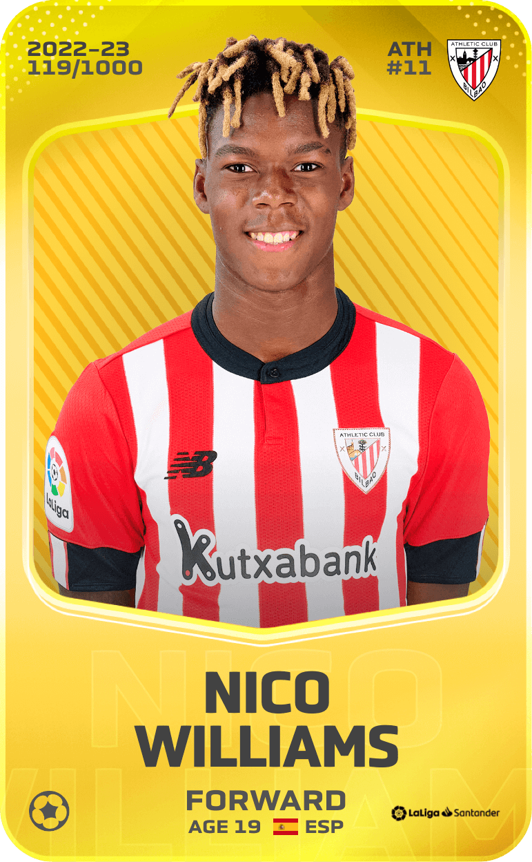 Nico Williams 2022-23 • Limited 119/1000