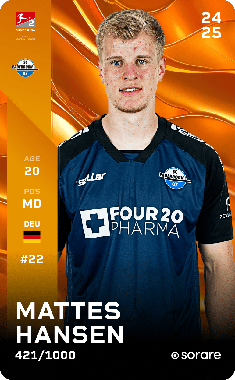 Mattes Hansen 2024-25 • Limited 421/1000