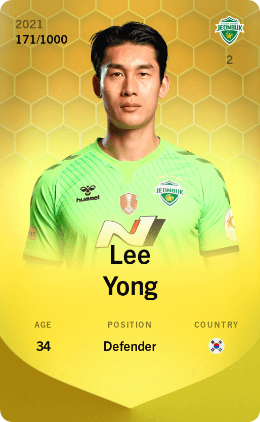 Lee Yong 2021-22 • Limited 171/1000