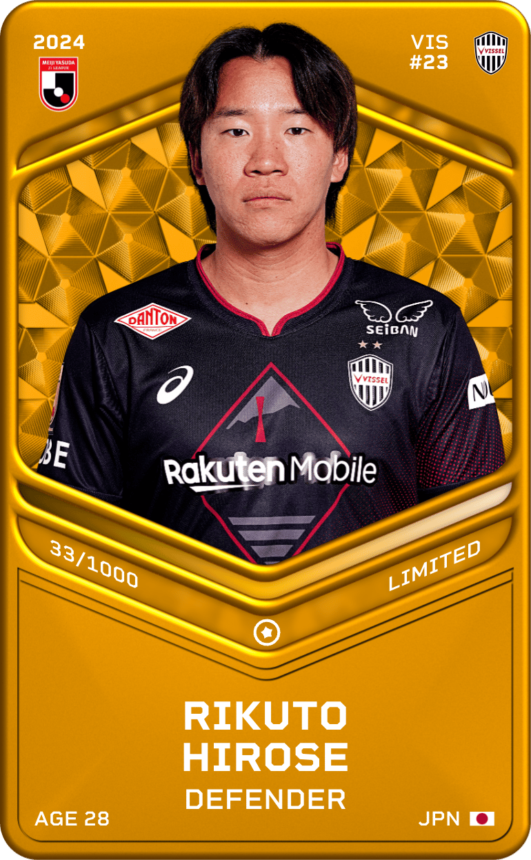 Rikuto Hirose 2024-25 • Limited 33/1000