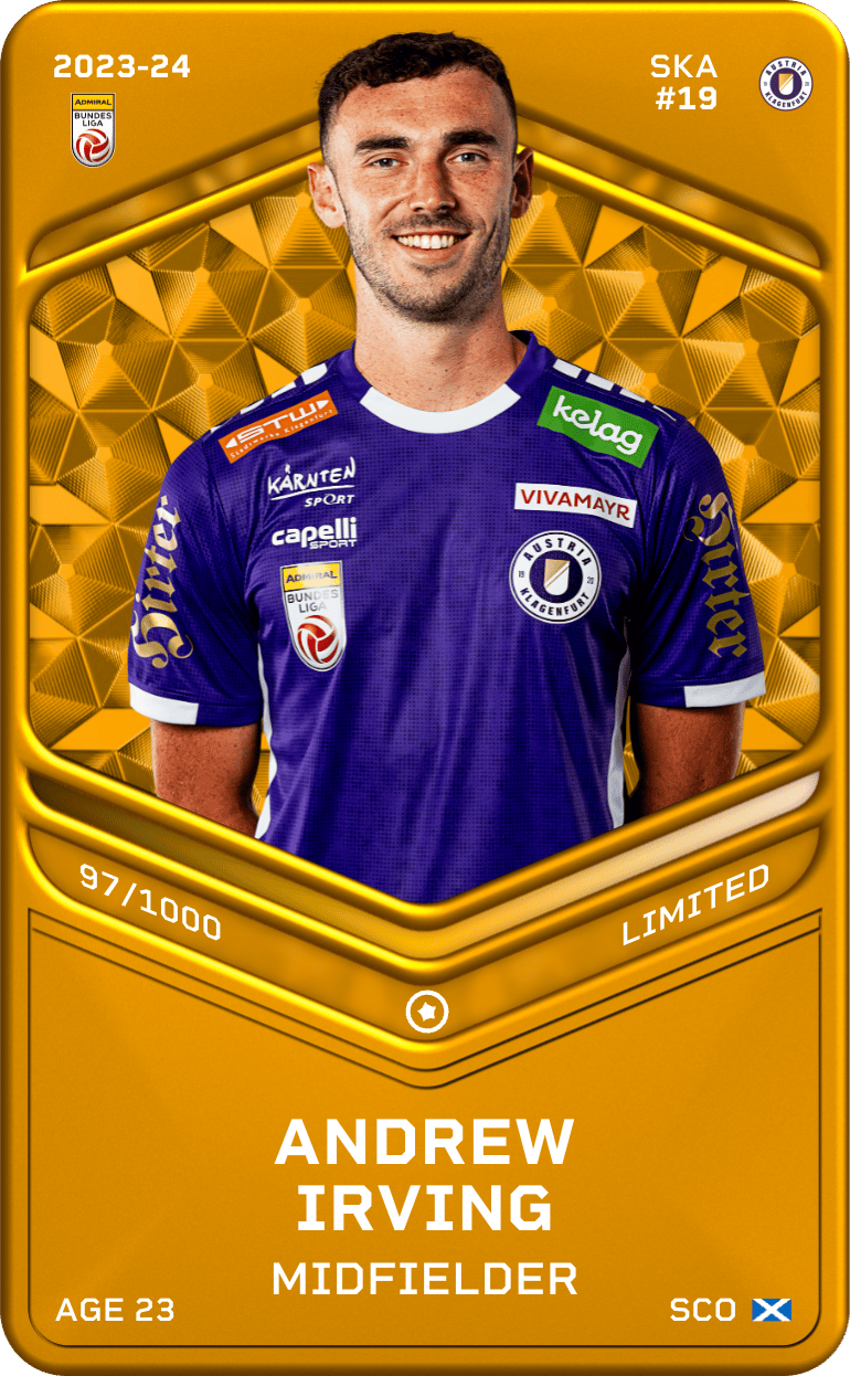 Andrew Irving 2023-24 • Limited 97/1000