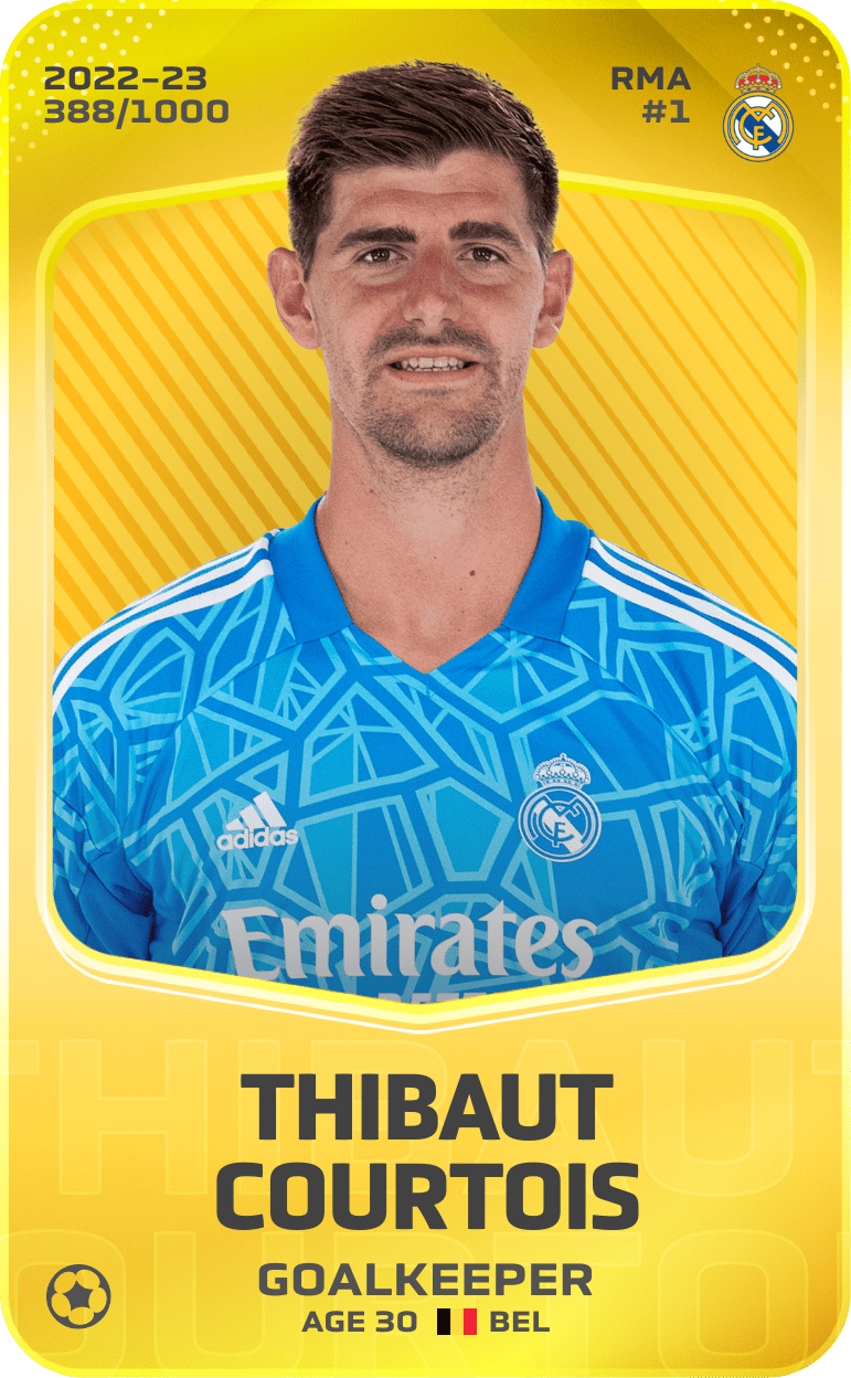 Thibaut Courtois 2022-23 • Limited 388/1000