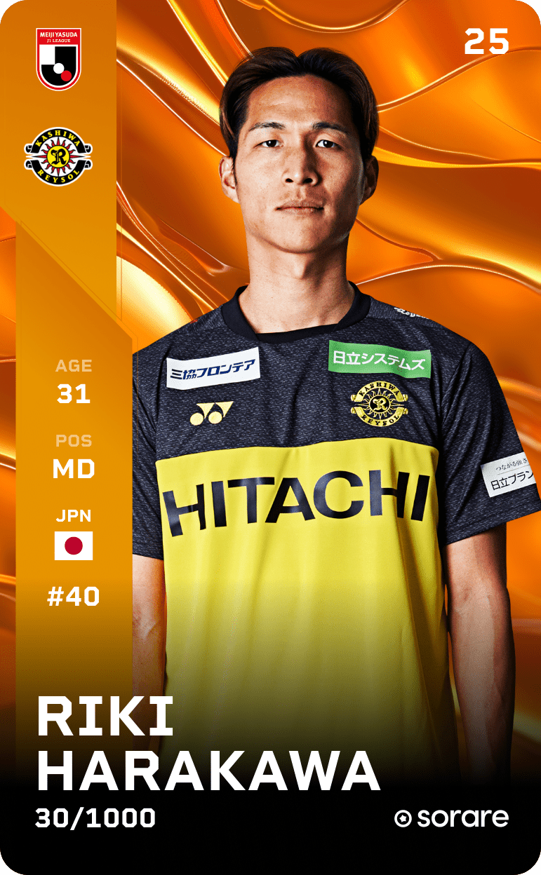 Riki Harakawa 2025-26 • Limited 30/1000