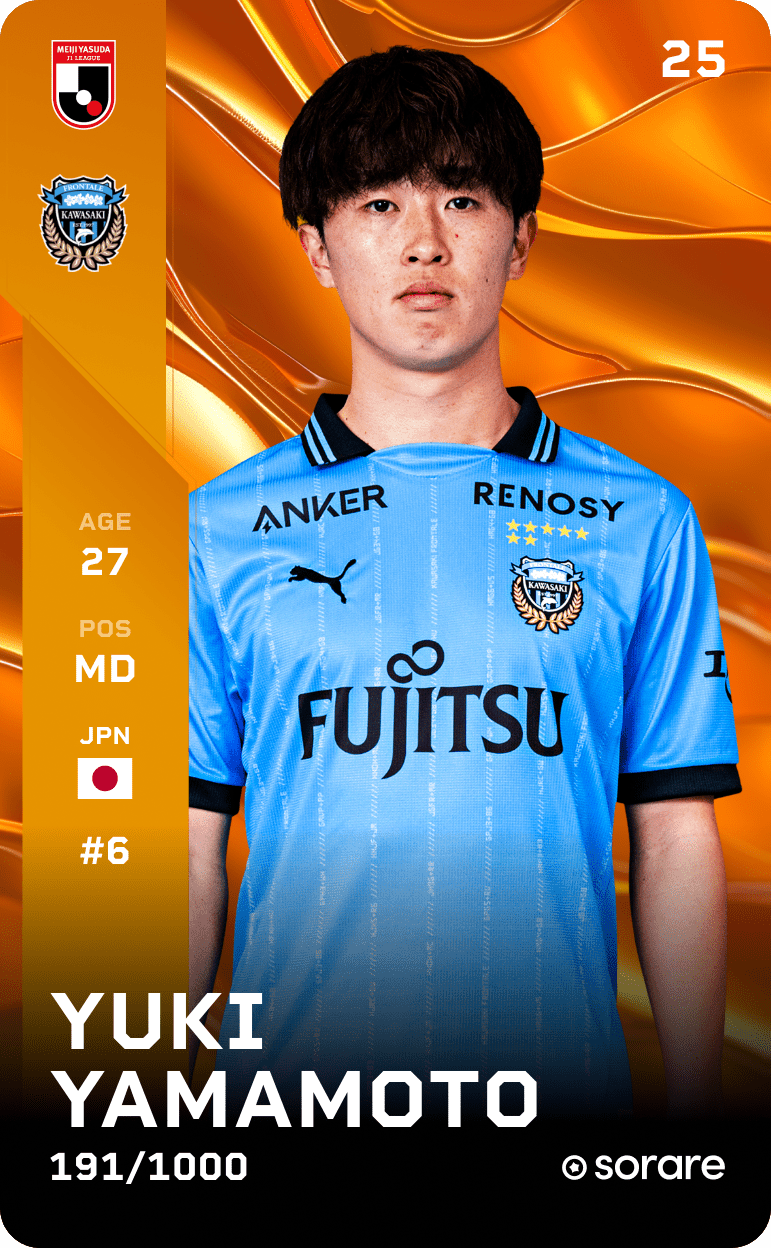 Yuki Yamamoto 2025-26 • Limited 191/1000
