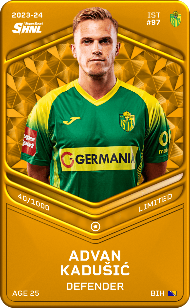 Advan Kadušić 2023-24 • Limited 40/1000