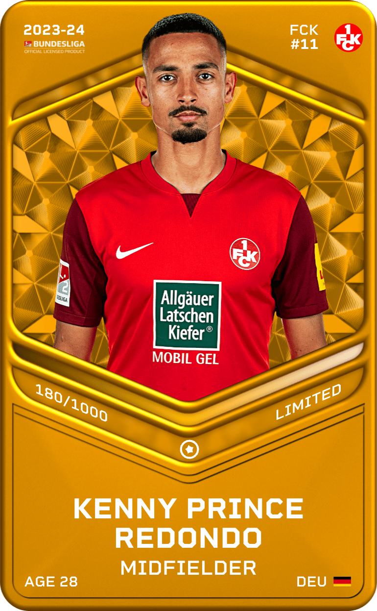 Kenny Prince Redondo 2023-24 • Limited 180/1000